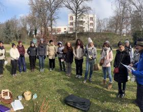 Rencontres d'enseignants et d'animateurs sur l'école du dehors à Puy Guillaume