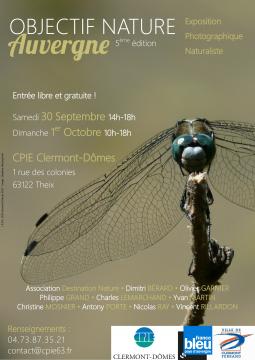 Affiche Objectif Nature Auvergne 2017