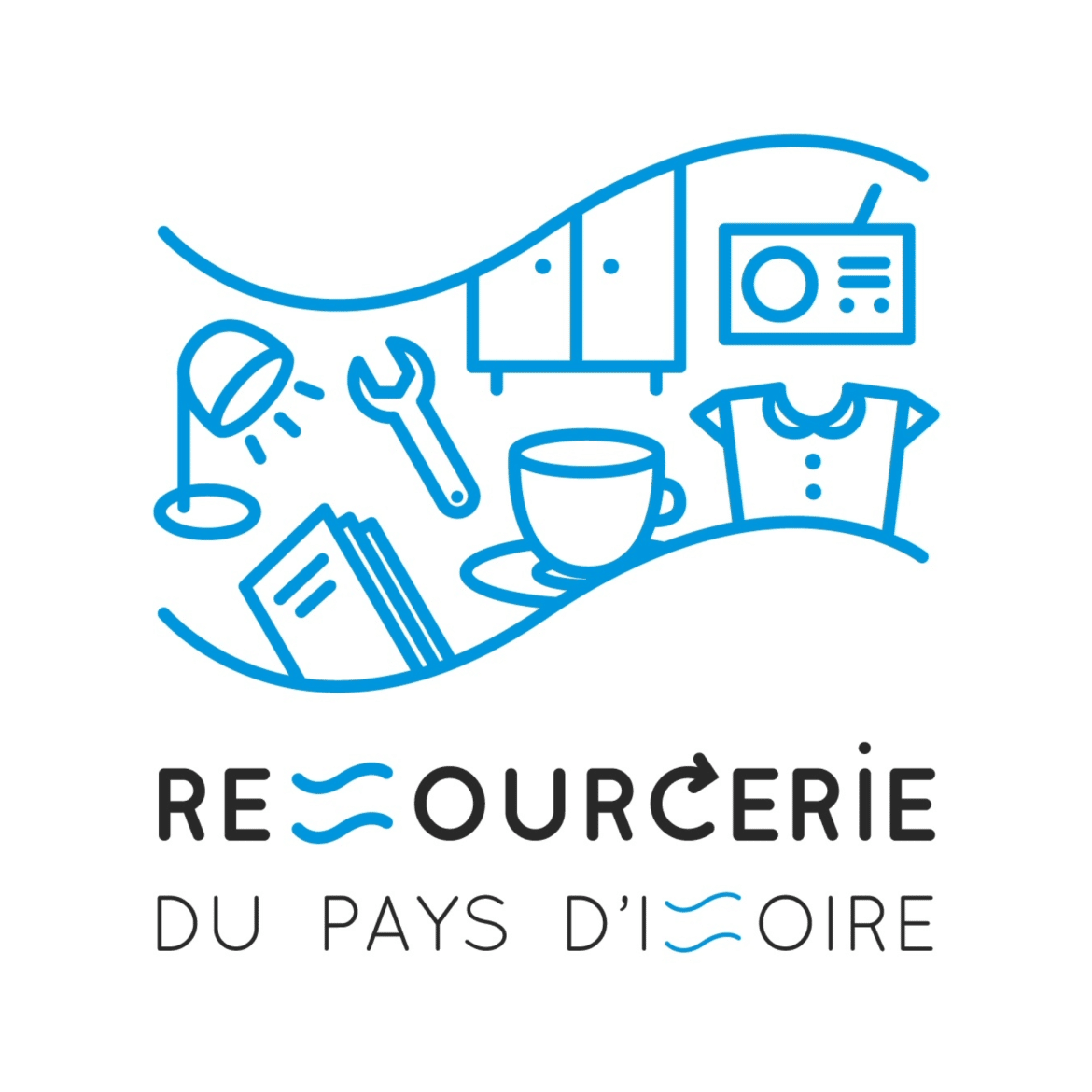 Logo ressourcerie du pays d'issoire