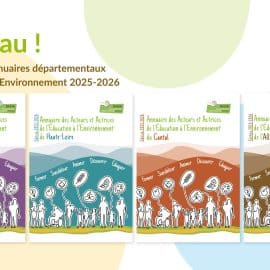 Ces annuaires recensent les acteurs et actrices de l’EEDD dans les quatre départements auvergnats : Allier, Cantal, Haute-Loire et Puy-de-Dôme, et sont conçus comme un outil pratique pour faciliter la mise en relation et valoriser les projets locaux.
