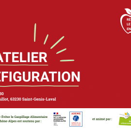 Dans le cadre de la construction du futur réseau régional dédié à la lutte contre le gaspillage alimentaire, un atelier de préfiguration est organisé le 21 mai 2026.