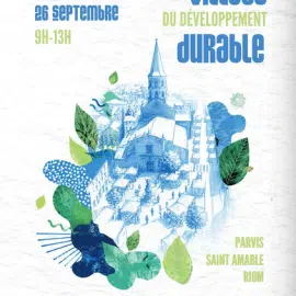 Le REEA coordonne cette année encore un temps fort de la Semaine Européenne du Développement Durable (SEDD) : le Village du développement durable, qui se tiendra le samedi 26 septembre de 9h à 13h sur le Parvis Saint-Amable à Riom.